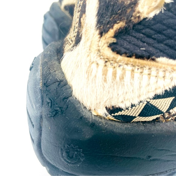 ULU Boots - Calf Hair Cow Print Slip On Shoes - Size 8 - Picture 4 of 8